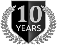 10 Jahre Banner